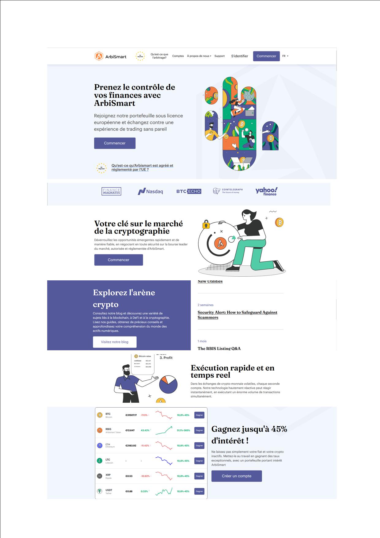 Cryptomonnaies - Le site arbismart.com - ADC France