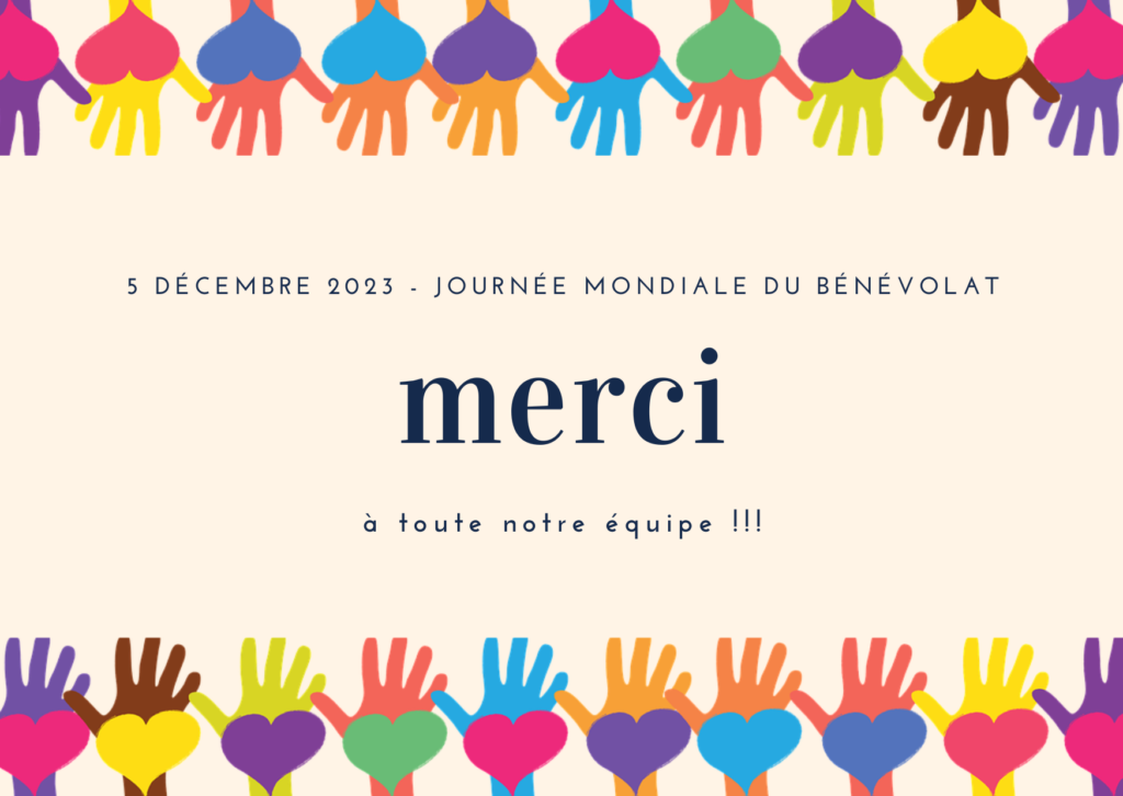 Journée mondiale du bénévolat : un grand merci ! - ADC France